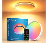 Lepro Smart Ceiling Light, 24W Dimmable RGB Ceiling Light, AI Scenes, 29cm | 1800LM Tunable Light 2700-5700K, Colour DIY for Bedroom, Living Room, Kitchen, Works with Alexa & Google Assistant