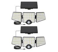 Lepro Solar Security Lights Motion Sensor, 2 Pack1200LM Solar Flood Lights
