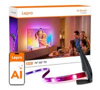 Lepro STV1 AI Smart TV Backlight for 75-85in TVs, Sync with Screen, RGB+IC