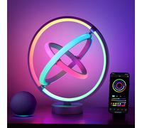 Lepro TB1 AI Table Lamp, Smart LED Lamp with Music Sync, Personalized AI Lighting Designer, Colour Changing Smart Table Lamp, Voice Cotrol, Works with