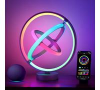 Lepro TB1 AI Table Lamp, Smart LED Lamp with Music Sync, RGB+IC App Control | Personalized AI Lighting Designer, Colour Changing Smart Table Lamp, Works with Alexa & Google Home, Bluetooth & 2.4GHz WiFi