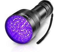 Lepro Uv Torch, 51 Led Uv Light Torch, 395Nm Ultraviolet Flashlight, Blacklight Detector For Stain, Bed Bugs, Banknote And More