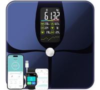 Lepulse Smart Scales for Body Weight Body Fat Scales with Large Display and Trend, Rechargeable Body Fat, Muscle Mass & BMI, High Accurate 22 Body Composition Scales Bluetooth with App, Black