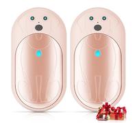 Lepwings Rechargeable Hand Warmers 2 Pack, 6000mAh Battery Long Lasting, 3 Levels Heating Electric Pocket Handwarmer, Winter Gift for Me, Women, Hand Heater for Golf Hunting Hiking Outdoor Indoor