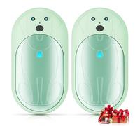 Lepwings Rechargeable Hand Warmers 2 Pack, 6000mAh Battery Long Lasting, 3 Levels Heating Electric Pocket Handwarmer, Winter Gift for Me, Women, Hand Heater for Golf Hunting Hiking Outdoor Indoor