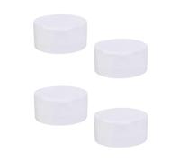 LEQC 4PCS White Chef Skull Cap - Adjustable & Breathable Mesh Chef Hats for Men Women Kitchen Cook Cap, Oil-Resistant Chef Works Hat for Professional & Home Use,White