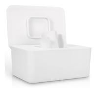 LEQXGO Diaper Wipes Dispenser Baby Wipes Case, Baby Wipe Holder for Fresh Wipes, Non-Slip Wipes Case, Wipe Container with Sealing Design Lid
