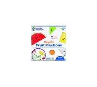 LER5068 Magnetic Fruit Fractions, Number Learning, Montessori Maths, Kids, Educational Indoor Games, 24 Pieces, Age 6+, Multi,Multicolor,Medium