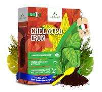 LERAVA Chelated Iron for Plants (200 g) - Greening Treatment Against Chlorosis - Sequestered Iron Plant Food for Citrus Hydrangea Garden Plants I Prevents Nutrient Deficiency - Made in Italy