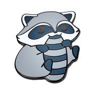 Leraverppy Enamel Pin,Cartoon Raccoon Lapel Pin,Cute Animal Badge,Novelty Fashion Brooch,Gift for Nature Lover Animal Enthusiasts Teens Friends Family,Daily Wear Accessory,DIY Decor Jewelry