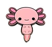 Leraverppy Enamel Pin,Cute Pink Axolotl Lapel Pin,Feminist Badge,Novelty Animal Brooch,Gift For Exotic Animal Lovers Girls Women Friends Students,DIY Decor,Denim Jacket Canvas Bag Backpack Accessory