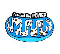 Leraverppy Enamel Pin,I've Got The Power Lapel Pin,Funny Mitochondrial Biology Brooch,Hunor Science Badge Gift For Students Teens Friends Family DIY Decor Canvas Bag Backpack Lanyards Jacket Accessory