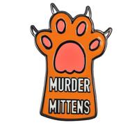 Leraverppy Enamel Pin,Murder Mittens Lapel Pin,Cat Claw Brooch,Gift For Joker Friends Cat Lovers Teens Family Colleagues,Denim Jacket,Canvas Bag,Backpack,Jeans Accessory,DIY Decor Pin Collection