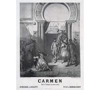 Leray Premiere Georges Bizet's Carmen Advert Large Wall Art Poster Print Thick Paper 18X24 Inch