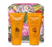 L'Erbolario Clutch Fuchsia 1 Ointment Super Tanning without Filter with Carrot, Walnut and Aloe 75 ML +1 Soleombra after Sun Fluid Face & Body 75 ML