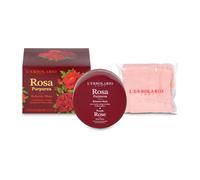 LErbolario Hand Balm, Purple Rose, 75 ml - Hand Lotion - With Gallic Rose - With Shea Butter - Moisturizing and Nourishing - Cruelty-Free