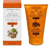 L'Erbolario Sun Milk with Carrot Jojoba and Walnut SPF 10 125 ml