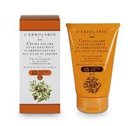 L'Erbolario Tan Accelerating Cream containing Jojoba Oil with SPF 15