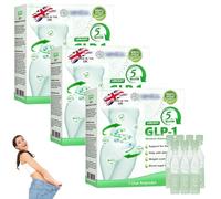 LERCEA Glp-1 Metabolic Balance Oral Ampoules, Advanced Glp-1 Oral Liquid, LERCEA GLP-1 Oral Solution, GLP-1 Drops, GLP-1 Peptide Complex Serum, Natural Plant Extract, for Men & Women (3 Box)