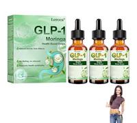 Lercea GLP-1 Moringa Health Boost Drops, Professional Lercea Drop, Organic GLP-1 Energy Drops (3)