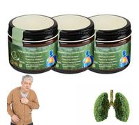 Lercea Mullein Clear Lung Repair Cream, Professional Lung and Respiratory Cleansing Cream,Lercea Mullein Lung Cream for Lungs and Mucus Relief Support, Improve Lung Circulation (3)