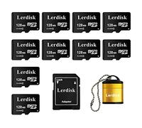 Lerdisk Factory 128MB Micro SD Card, 10 Inch Pack, Small Capacity for Small Files, Not Suitable for Camera, Phone (Not GB, 1024MB=1GB)