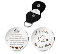 Lerdrtuin Little Reminders Inspirational Gifts For Women Long Distance Relationship Gift Pocket Hug Token Thoughtful Presents For Men Positive Presents For Friends Bestie Christmas