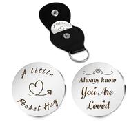 Lerdrtuin Valentine's Day Gift For Her Pocket Hug Cute Keychain 'Always Know You Are Loved'