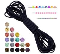 LEREATI Dark Blue Elastic Cord 2mm x 5m Bracelet Elastic String Necklace Cord Elasticated Bead String, Stretchy String for Bracelets, Necklace, Sewing, Beading, Jewellery Making