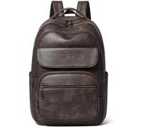 Leresas 37L Backpack Purse for Women Men Laptop Bag Travel Backpack Vegan Leather Work Business Back Pack Fashion Back Bag