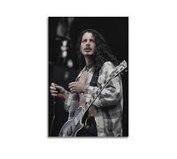 LERIAENHD Chris Cornell Poster Wall Art Canvas Cover Vintage Poster Decorative Painting for Living Room Bed Room Elegant Aesthetic Poster 12x18inch(30x45cm) Unframe-style