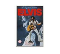 LERIAENHD Elvis Presley Poster Wall Art Canvas Cover Vintage Poster Decorative Painting for Living Room Bed Room Elegant Aesthetic Poster 12x18inch(30x45cm) Unframe-style
