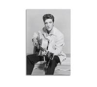 LERIAENHD Elvis Presley Poster Wall Art Canvas Cover Vintage Poster Decorative Painting for Living Room Bed Room Elegant Aesthetic Poster 08x12inch(20x30cm) Unframe-style