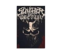 LERIAENHD Slaughter To Prevail Poster Wall Art Canvas Aesthetic Cover Poster Vintage Decorative Painting for Living Room Bed Room 12x18inch(30x45cm) Unframe-style