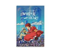 LERIAENHD Whisper of The Heart Poster Wall Art Canvas Cover Vintage Poster Decorative Painting for Living Room Bed Room Elegant Aesthetic Poster 12x18inch(30x45cm) Unframe-style