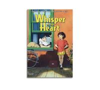 LERIAENHD Whisper of The Heart Poster Wall Art Canvas Cover Vintage Poster Decorative Painting for Living Room Bed Room Elegant Aesthetic Poster 12x18inch(30x45cm) Unframe-style