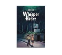 LERIAENHD Whisper of The Heart Poster Wall Art Canvas Cover Vintage Poster Decorative Painting for Living Room Bed Room Elegant Aesthetic Poster 08x12inch(20x30cm) Unframe-style