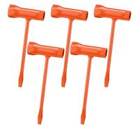 Leriton 5 Pcs Chainsaw Bar Wrench Replacement Combination Screwdriver and Scrench Tool Mix for 1/2, 3/4 Inch, 13 mm, 19 mm Cap Saw Chain Nuts Accessories