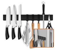 Lerju 17Inch Magnetic Knife Holder for Wall,Refrigerator,Magnetic Tool Organizer, Art Supply Organizer & Home Organizer Black