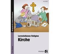 Lernstationen Religion: Kirche: 3. und 4. Klasse, Weber 9783403233329 New.