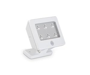 Lero Outdoor, LEDs/2.88W LED Outdoor Wall Light with Motion Sensor, White
