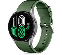 Lerobo No Gap Band Compatible with Samsung Galaxy Watch 7 6 5 4 Band 40mm 44mm/Watch 5 Pro 45mm/Galaxy Watch 4 Classic Bands 46mm 42mm,20mm Sport Strap Wristband for Men Women Army Green