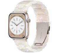 Lerobo Resin Watch Band Compatible with Apple Watch Band for Women 40mm 38mm 41mm 42mm 44mm 45mm 46mm 49mm,Fashion Lightweight Tortoise Wristband Strap for iwatch Series 10 9 8 7 6 5 4 3 2 1 SE