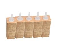 LERONO 5pcs Increasing Wood Air Stone Aerator Bubble Diffuser Natural Wooden Air Bubble Stone For Aquariums Fish Tanks Air Bubble Stone For Fish Tanks Aquarium