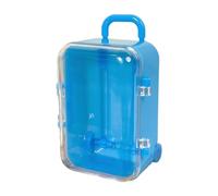 LERONO Dollhouse Miniature Luggage Suitcase Storage Trolley Case Travel Holiday Toy Candy Box Handbag Model for Dolls Accessory