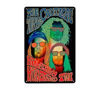 LeroyLCarter The Cadillacs Rock Three Band Metal Signs Wall Art Decor Tin Sign for Outdoor & Indoor Wall Decor Home Bar Garage 8x12 inch