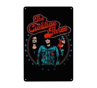LeroyLCarter The Cadillacs Rock Three Band Metal Signs Wall Art Decor Tin Sign for Outdoor & Indoor Wall Decor Home Bar Garage 8x12 inch