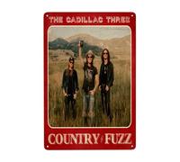 LeroyLCarter The Cadillacs Rock Three Band Metal Signs Wall Art Decor Tin Sign for Outdoor & Indoor Wall Decor Home Bar Garage 8x12 inch