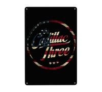 LeroyLCarter The Cadillacs Rock Three Band Metal Signs Wall Art Decor Tin Sign for Outdoor & Indoor Wall Decor Home Bar Garage 8x12 inch