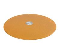 Lerpan Large Round Table Lazy Susan Turntable,Lacquered Tempered Glass Rotating Serving Tray/Table Service Plate,PE Plastic Base,Home Hotel Banquet Hall/Golden / 70Cm